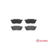 Set di 4 pastiglie freno BREMBO P 28 006