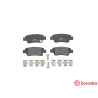 Set di 4 pastiglie freno BREMBO P 28 046