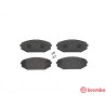 Set di 4 pastiglie freno BREMBO P 28 049