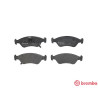 Set di 4 pastiglie freno BREMBO P 30 007