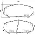 Set di 4 pastiglie freno BREMBO P 30 086