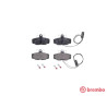 Set di 4 pastiglie freno BREMBO P 36 006