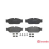 Set di 4 pastiglie freno BREMBO P 36 021