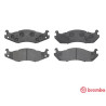 Set di 4 pastiglie freno BREMBO P 37 001