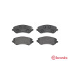 Set di 4 pastiglie freno BREMBO P 37 007