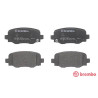 Set di 4 pastiglie freno BREMBO P 37 020
