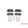 Set di 4 pastiglie freno BREMBO P 44 013