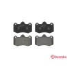Set di 4 pastiglie freno BREMBO P 47 001