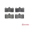 Set di 4 pastiglie freno BREMBO P 47 002