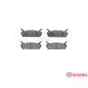 Set di 4 pastiglie freno BREMBO P 49 015