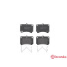 Set di 4 pastiglie freno BREMBO P 49 016