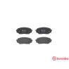 Set di 4 pastiglie freno BREMBO P 49 017