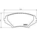 Set di 4 pastiglie freno BREMBO P 49 034