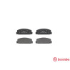 Set di 4 pastiglie freno BREMBO P 49 037