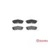 Set di 4 pastiglie freno BREMBO P 49 042