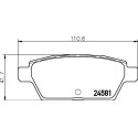 Set di 4 pastiglie freno BREMBO P 49 051