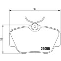 Set di 4 pastiglie freno BREMBO P 50 011
