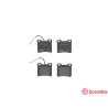 Set di 4 pastiglie freno BREMBO P 50 030