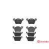 Set di 4 pastiglie freno BREMBO P 50 032