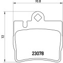 Set di 4 pastiglie freno BREMBO P 50 042