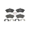 Set di 4 pastiglie dei freni