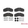 Set di 4 pastiglie freno BREMBO P 50 083