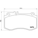 Set di 4 pastiglie freno BREMBO P 50 087