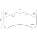 Set di 4 pastiglie freno BREMBO P 50 092