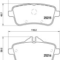 Set di 4 pastiglie freno BREMBO P 50 101