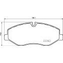 Set di 4 pastiglie freno BREMBO P 50 129