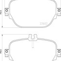 Set di 4 pastiglie freno BREMBO P 50 138