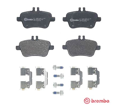 Set di 4 pastiglie freno BREMBO P 50 140