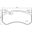 Set di 4 pastiglie freno BREMBO P 50 142