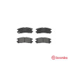Set di 4 pastiglie freno BREMBO P 54 012