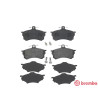 Set di 4 pastiglie freno BREMBO P 54 021