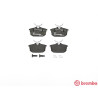 Set di 4 pastiglie freno BREMBO P 54 023