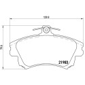 Set di 4 pastiglie freno BREMBO P 54 036
