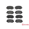 Set di 4 pastiglie freno BREMBO P 54 044
