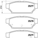 Set di 4 pastiglie freno BREMBO P 54 053