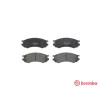 Set di 4 pastiglie freno BREMBO P 56 023
