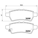 Set di 4 pastiglie freno BREMBO P 56 060