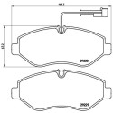 Set di 4 pastiglie freno BREMBO P 56 066