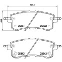 Set di 4 pastiglie freno BREMBO P 56 082