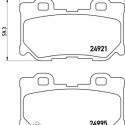 Set di 4 pastiglie freno BREMBO P 56 095