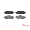 Set di 4 pastiglie freno BREMBO P 56 096