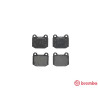 Set di 4 pastiglie freno BREMBO P 59 004