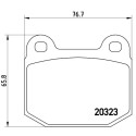 Set di 4 pastiglie freno BREMBO P 59 025