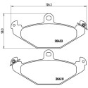 Set di 4 pastiglie freno BREMBO P 59 026