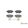 Set di 4 pastiglie freno BREMBO P 59 081