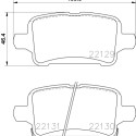 Set di 4 pastiglie freno BREMBO P 59 090